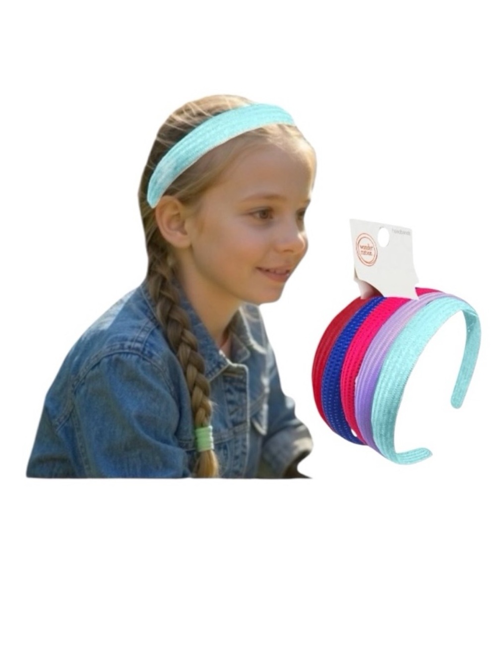 Wonder Nation Metallic Headbands Hair Accessories Set